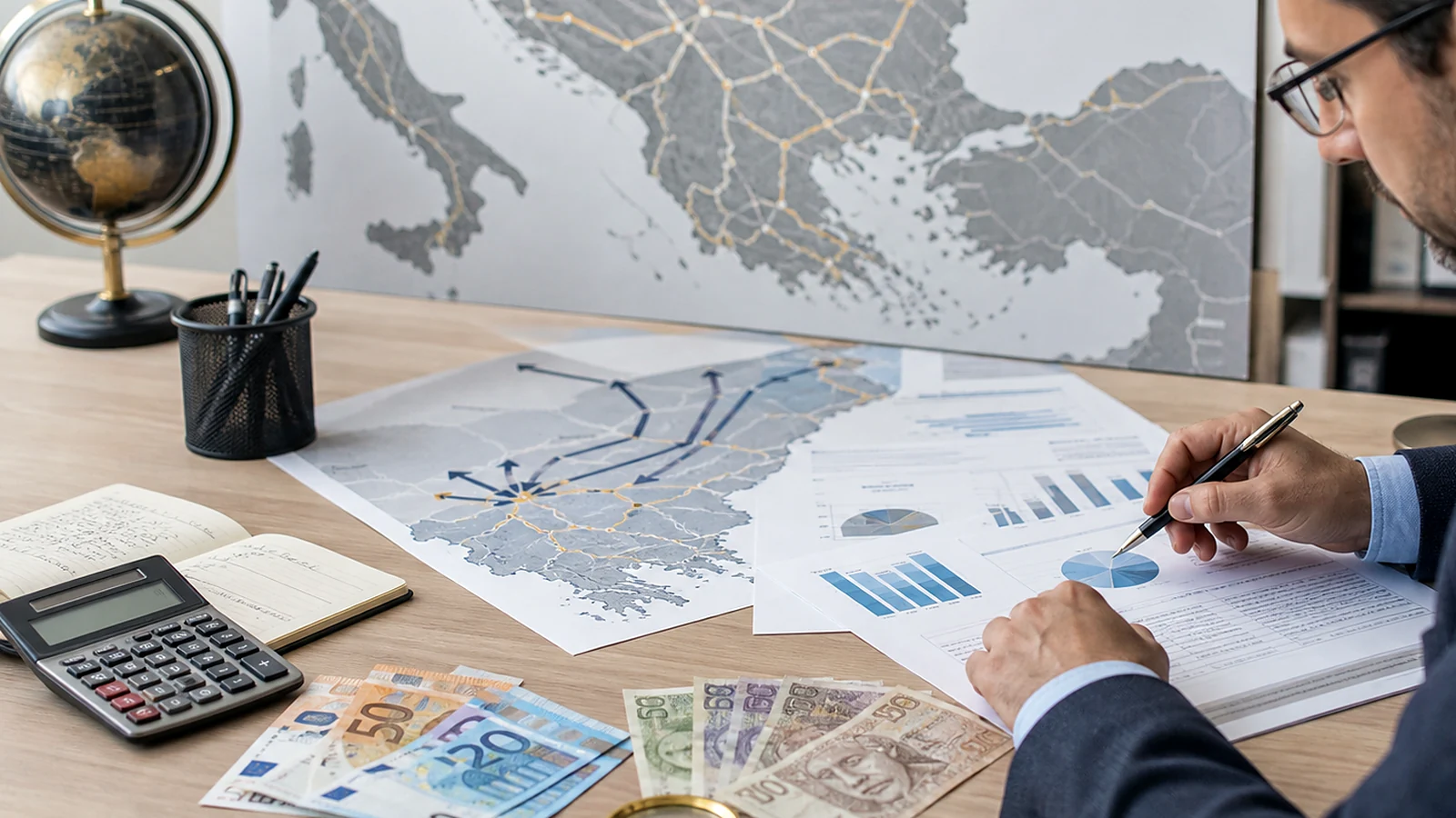 Euro - kako će uticati uvođenje u susedne zemlje Cjenici usluga i računi na stolu uz euro novčanice